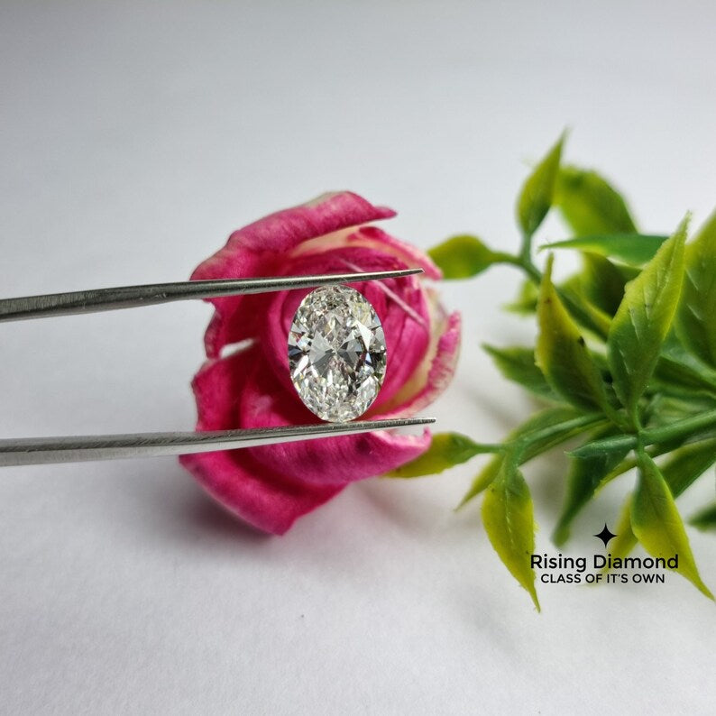 4.0 CT Oval Cut G/VS Lab Grown Diamond For Jewelry Craft