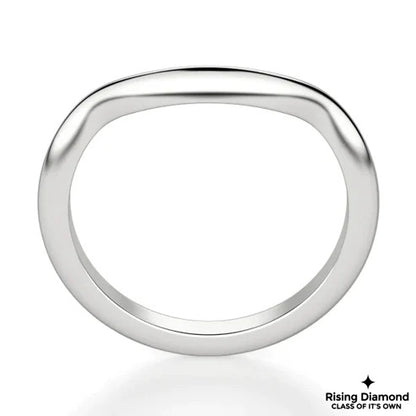 Classic and Curved Wedding Band