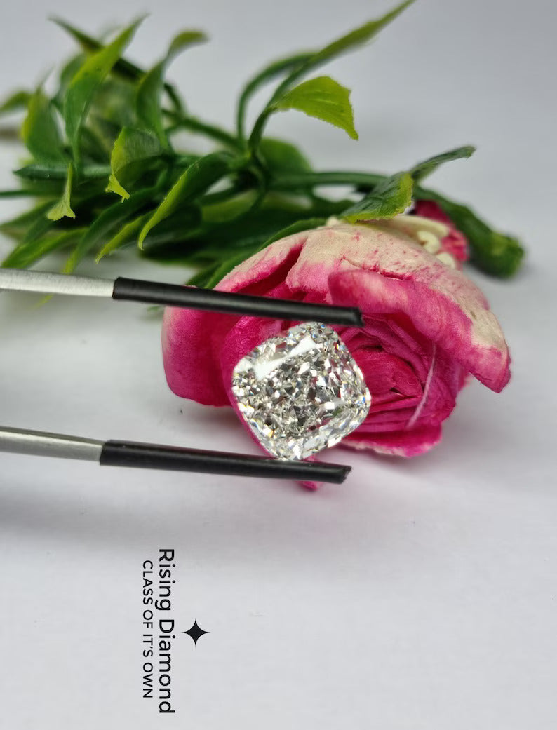 5.02 CT Cushion Cut G/VS Lab Grown Diamond For Crafting Engagement Ring