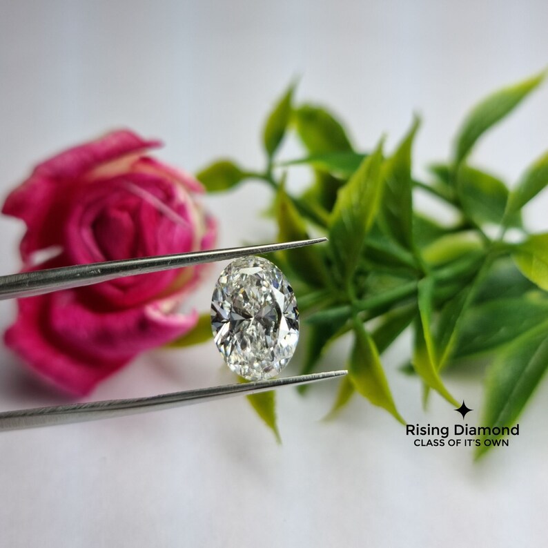 4.0 CT Oval Cut G/VS Lab Grown Diamond For Jewelry Craft