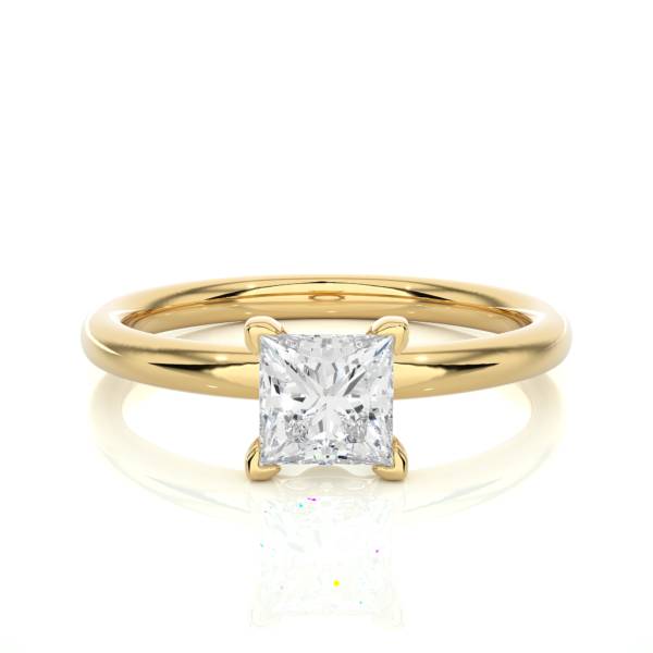 1.5 CT Princess Cut F/VS1 Lab Grown Diamond Solitaire Ring